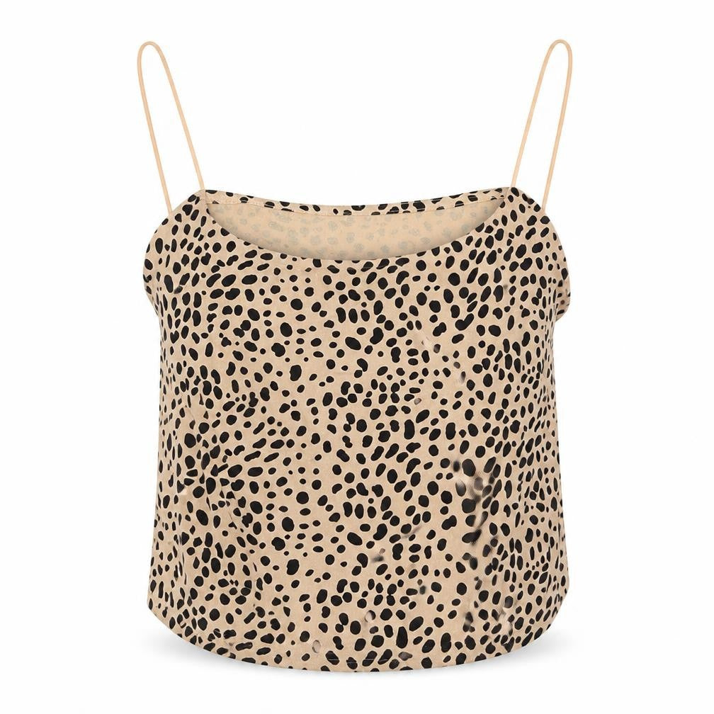 Womens UK Size S Primark Beige Basic Tank