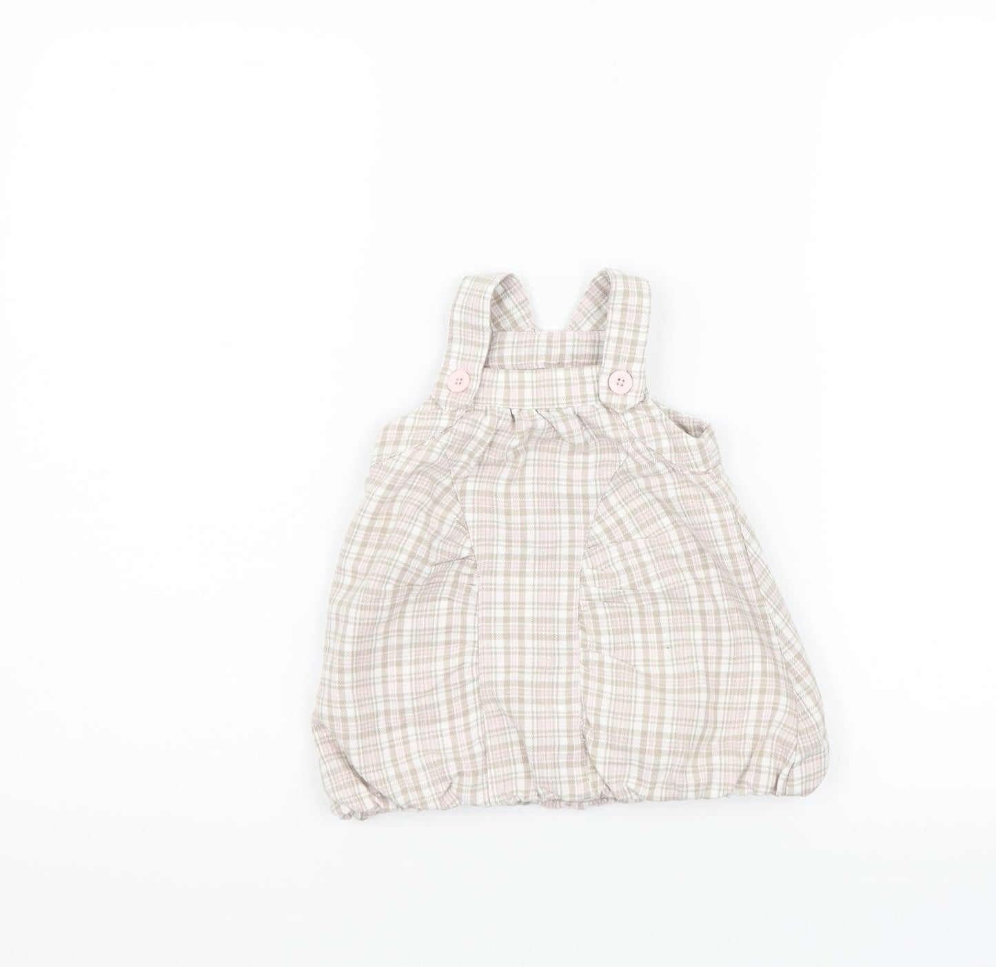 Cherokee Girls Pink Check  Fit & Flare  Size 3-6 Months