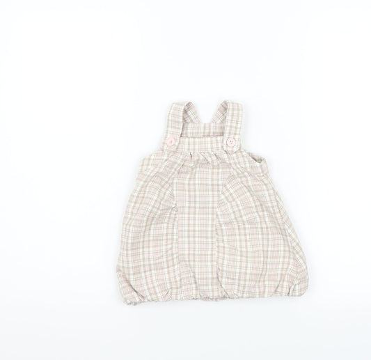 Cherokee Girls Pink Check  Fit & Flare  Size 3-6 Months