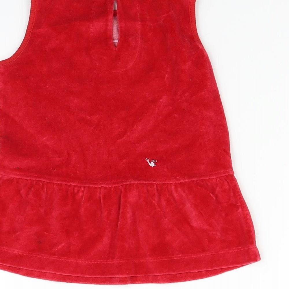 me&i Girls Red   Fit & Flare  Size 12-18 Months