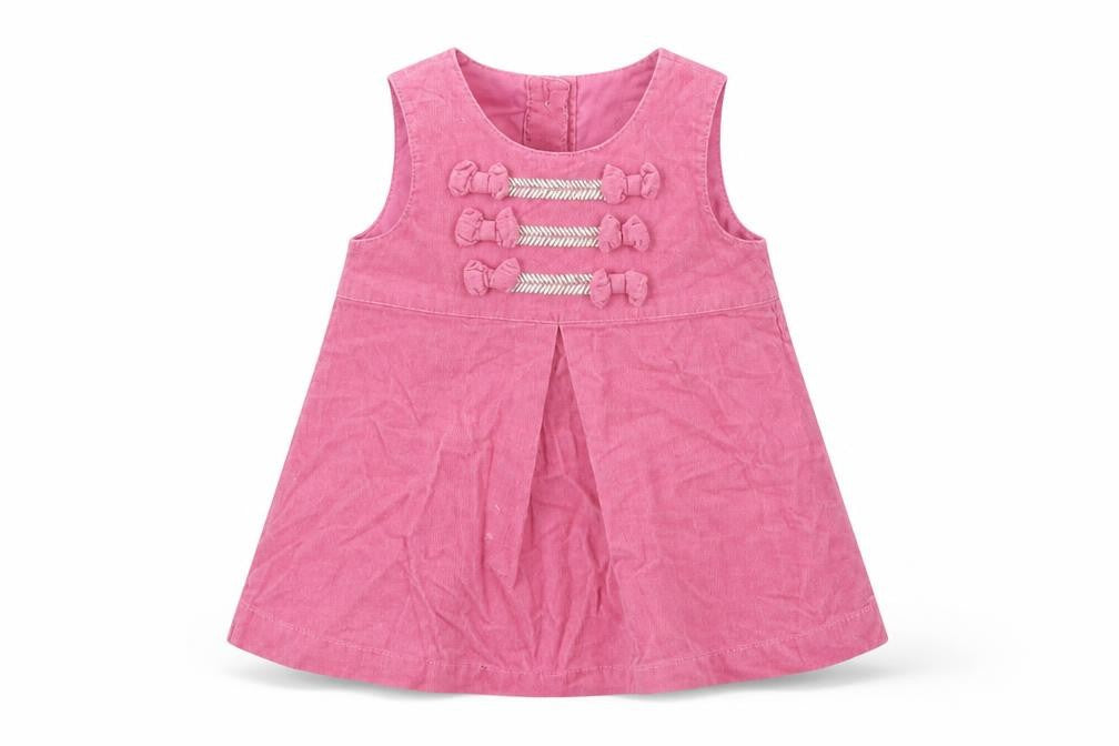 Front view of Next boys’ pink fit & flare, size 3-6, months