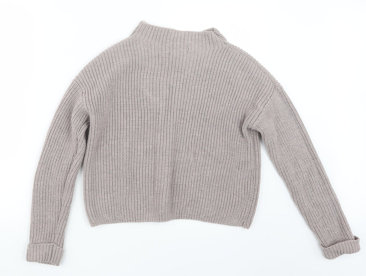 Back view of Atmosphere women’s purple knit jumper, size UK 14
