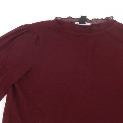 New Look Womens Purple   Pullover Jumper Size 10