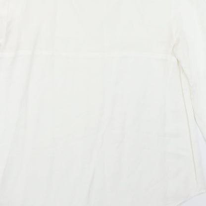 Womens UK Size M Spense White Basic Blouse
