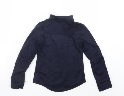 Back view of Decathlon boys’ blue jacket, size 8, years