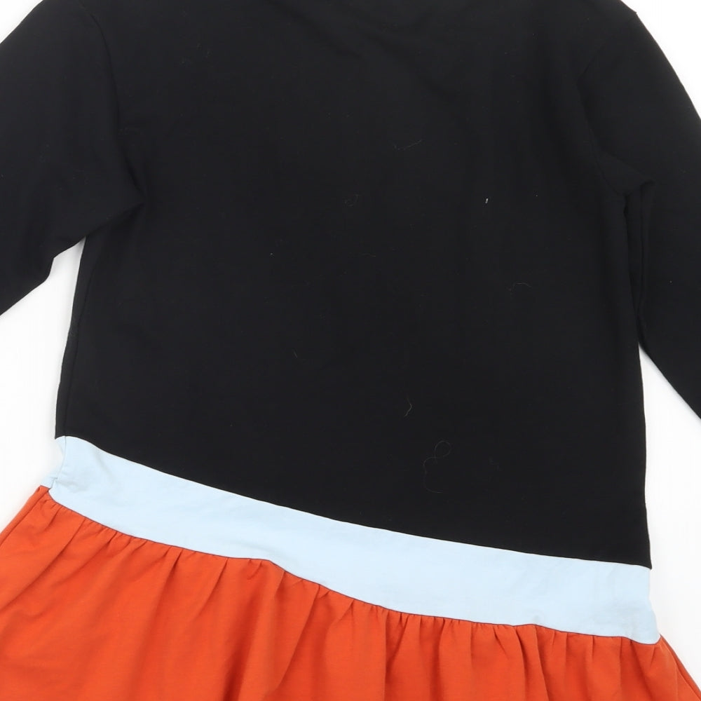 SheIn Girls Black   T-Shirt Dress  Size 7-8 Years