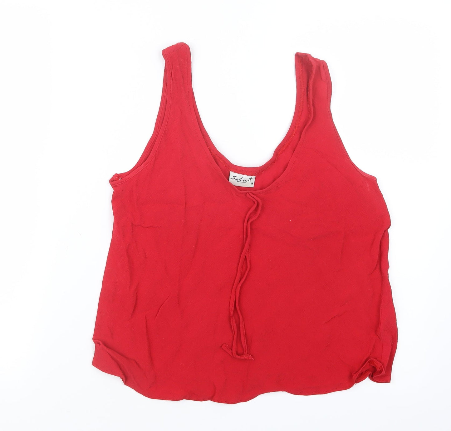 Womens UK Size 18 Select Red Basic Tank