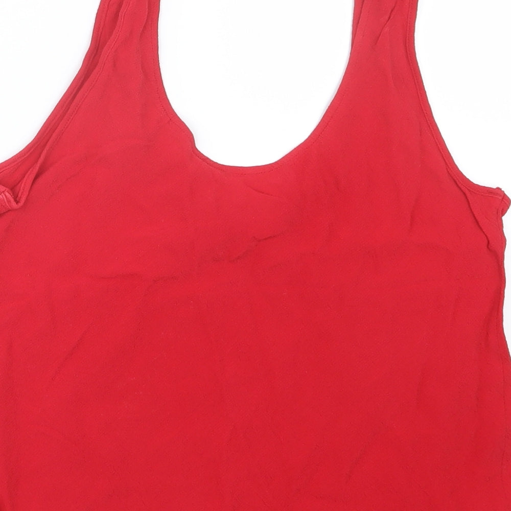 Womens UK Size 18 Select Red Basic Tank