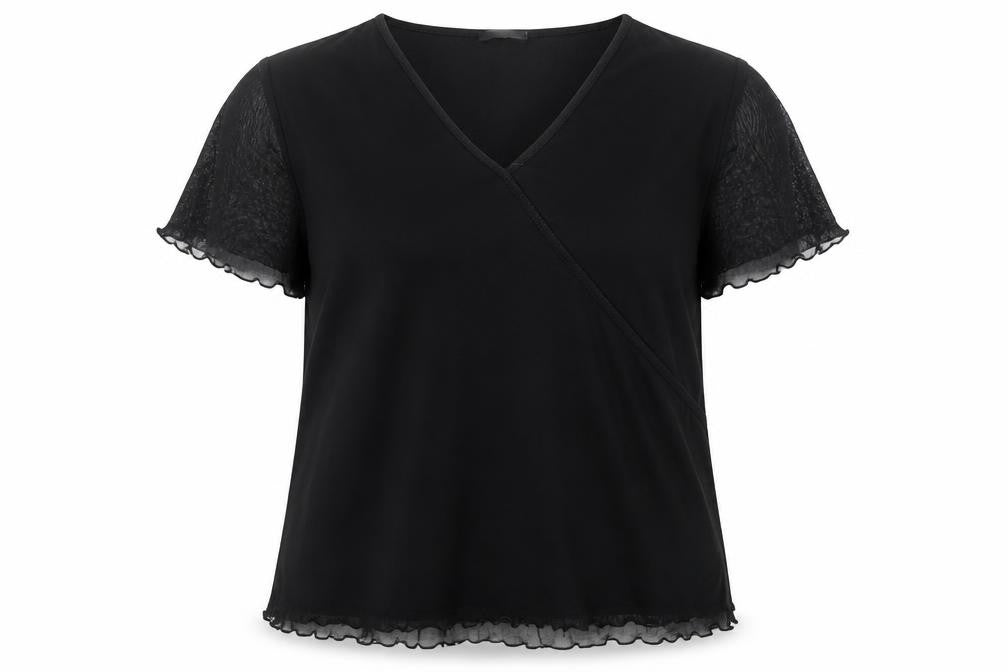 Womens UK Size XL Bonmarché Black Basic Blouse