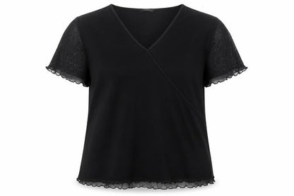 Womens UK Size XL Bonmarché Black Basic Blouse