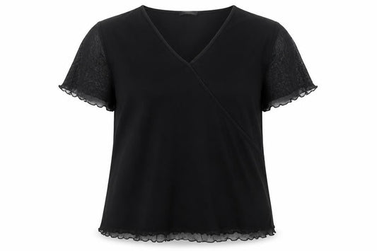 Bonmarché Womens Black Basic Blouse Size XL