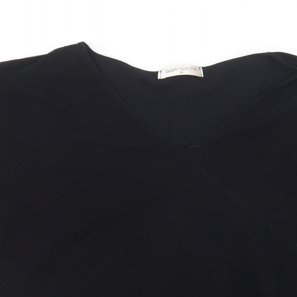 Bonmarché Womens Black   Basic Blouse Size XL