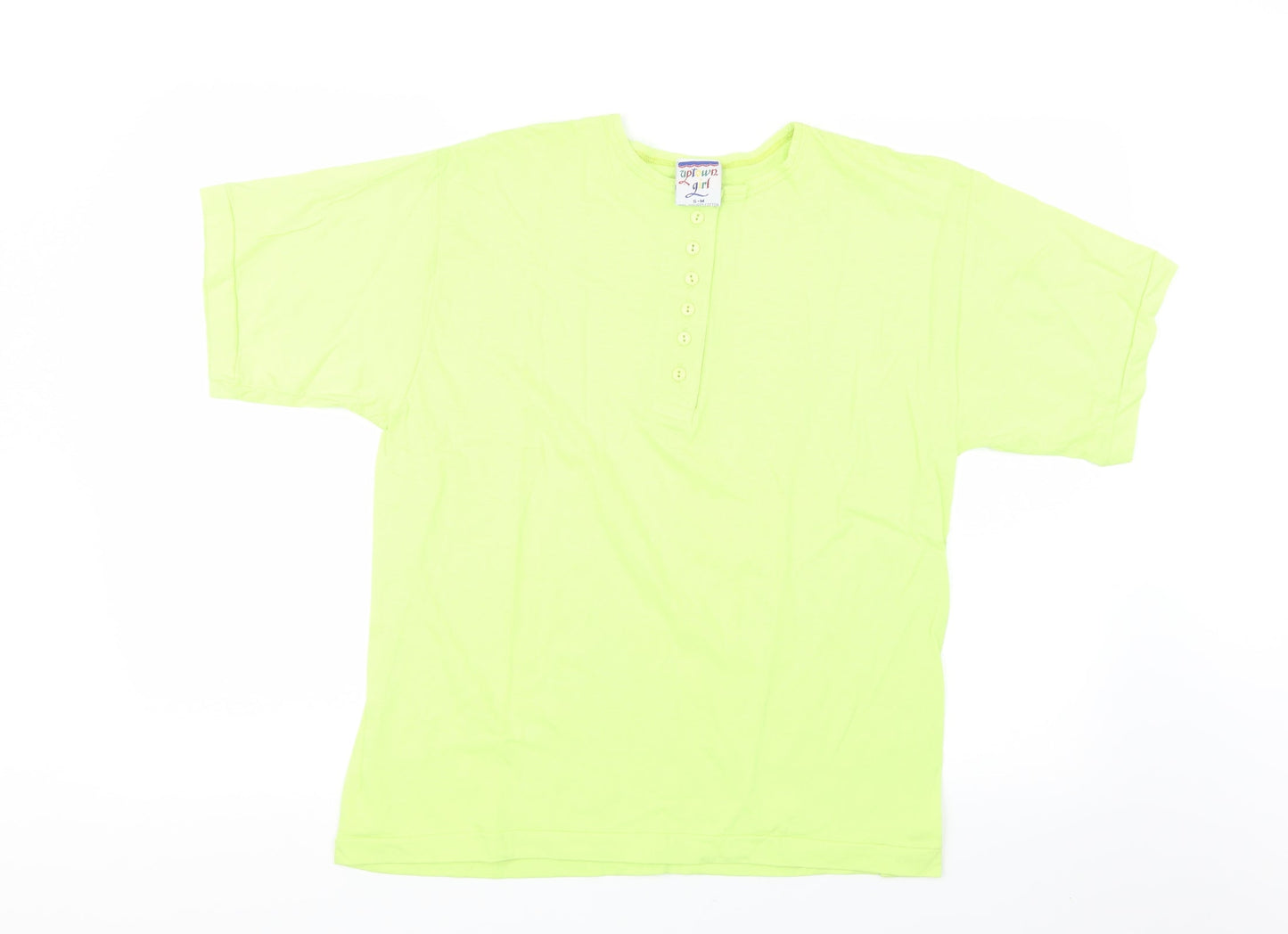 uptown girl Womens Green   Basic T-Shirt Size S