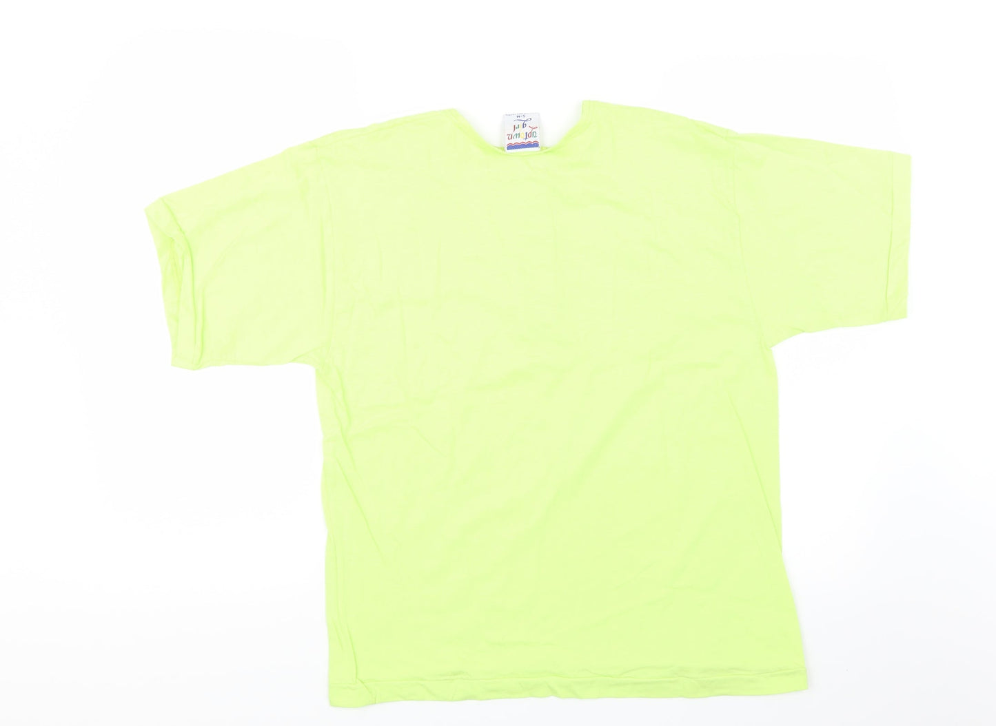 uptown girl Womens Green   Basic T-Shirt Size S