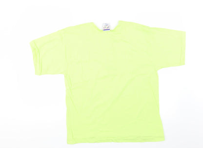 uptown girl Womens Green   Basic T-Shirt Size S
