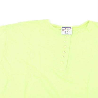 uptown girl Womens Green   Basic T-Shirt Size S