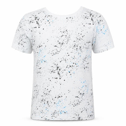 Primark Boys Grey Geometric  Basic T-Shirt Size 7-8 Years