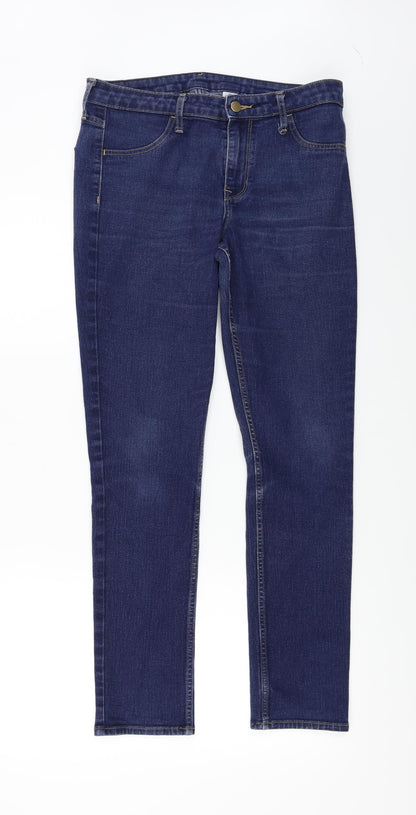 Womens UK Size 30 in denim Regular Fit Skinny Blue Jeans