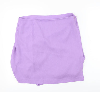 isabella Womens Purple   A-Line Skirt Size 32 in