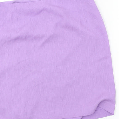 isabella Womens Purple   A-Line Skirt Size 32 in