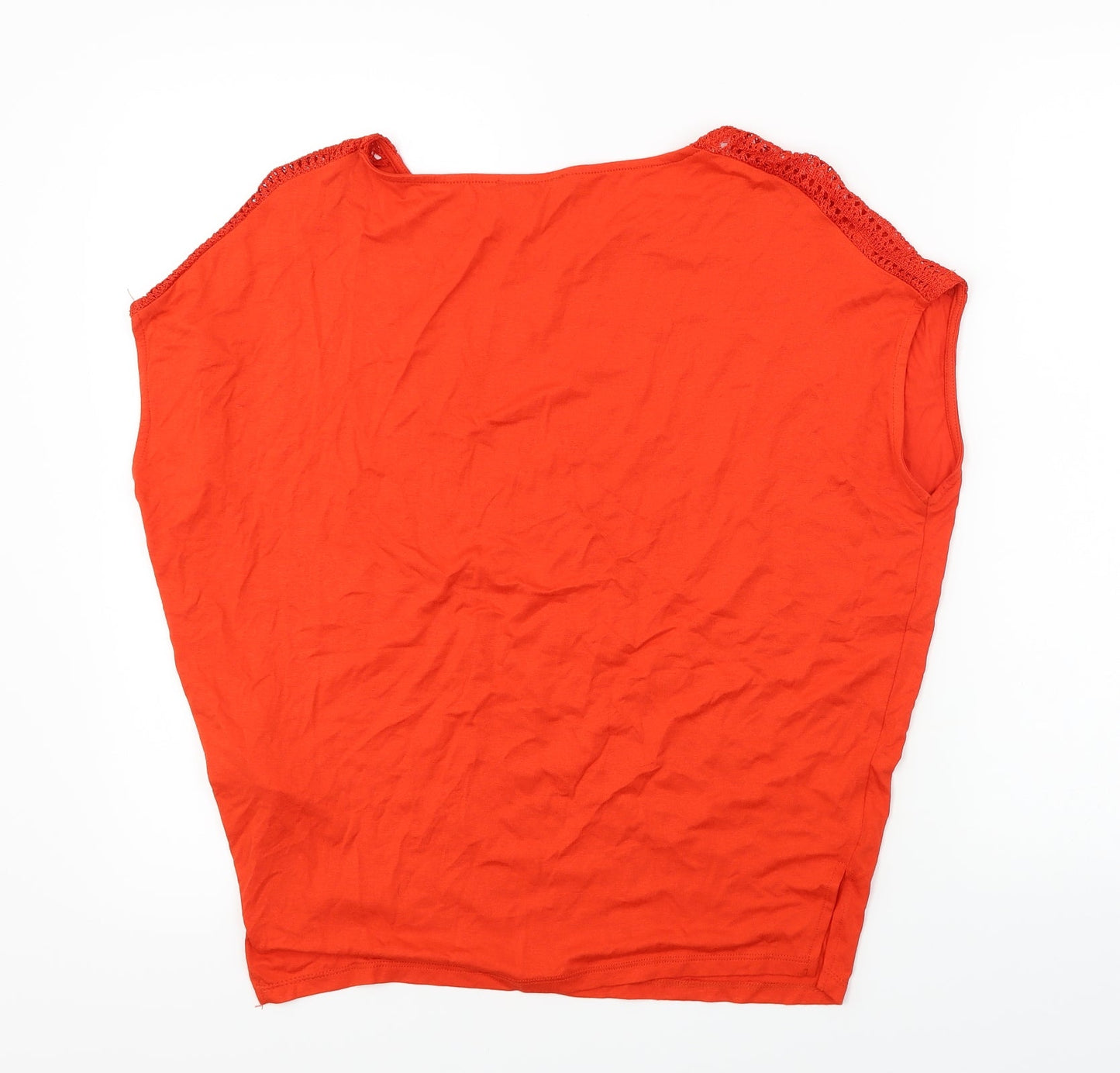 F&F Womens Red   Basic Blouse Size 6