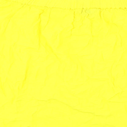 F&F  Womens Yellow Floral  Basic Blouse Size 8