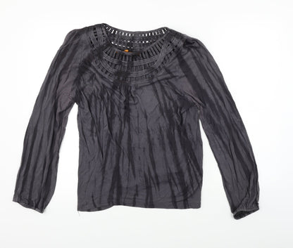 bekk q Womens Grey   Basic T-Shirt Size M