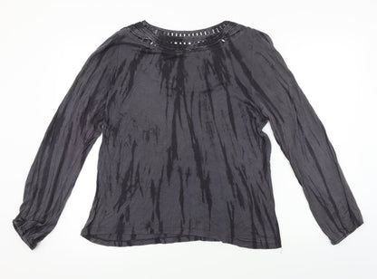 bekk q Womens Grey   Basic T-Shirt Size M