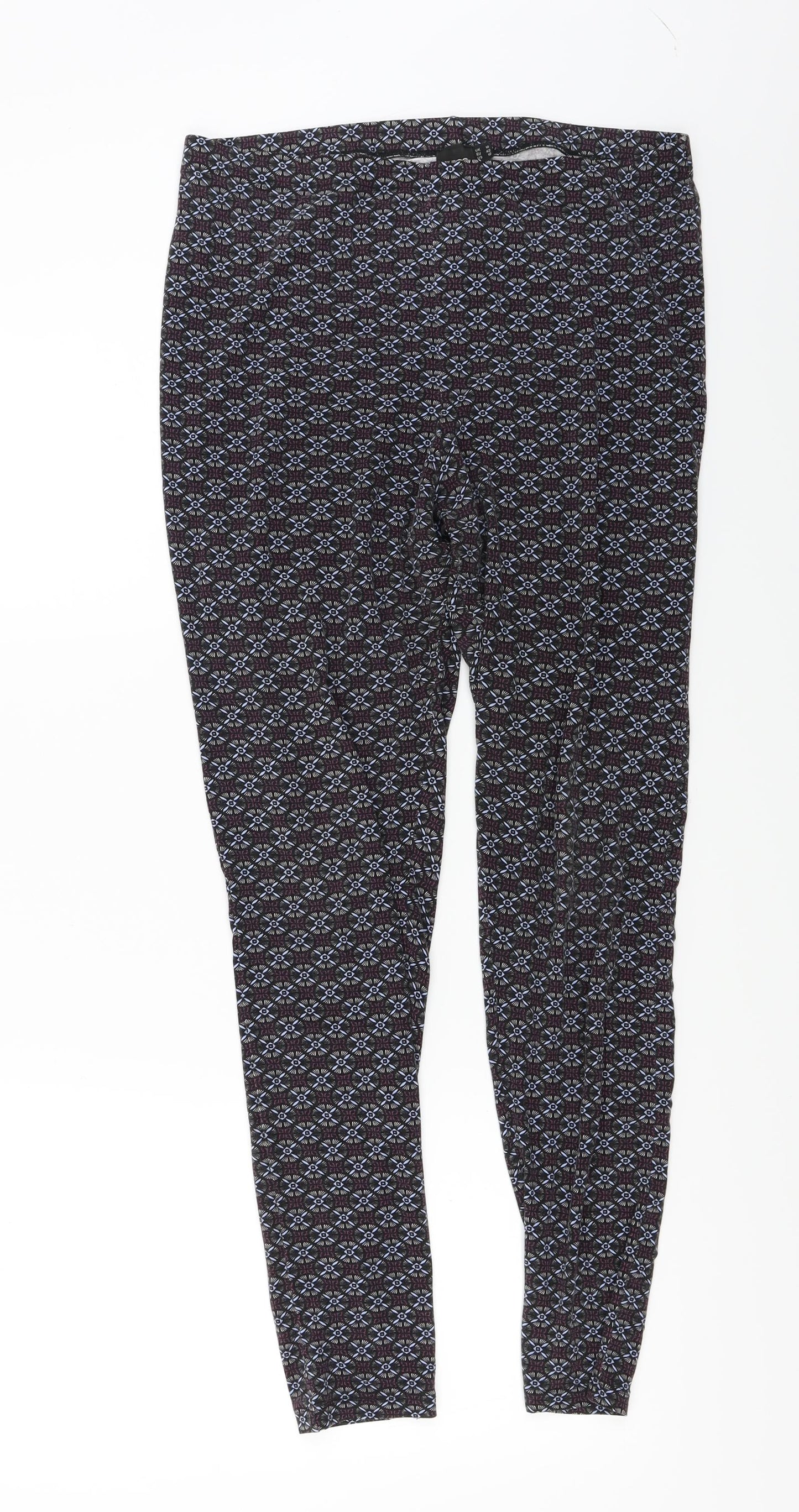 Womens UK Size 14 ASOS Regular Fit  Black Trousers