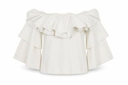 style weise Womens White   Basic Blouse Size M