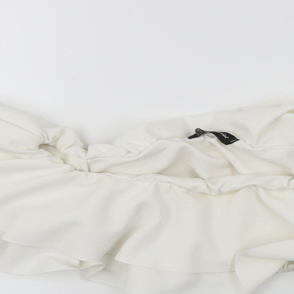 style weise Womens White   Basic Blouse Size M
