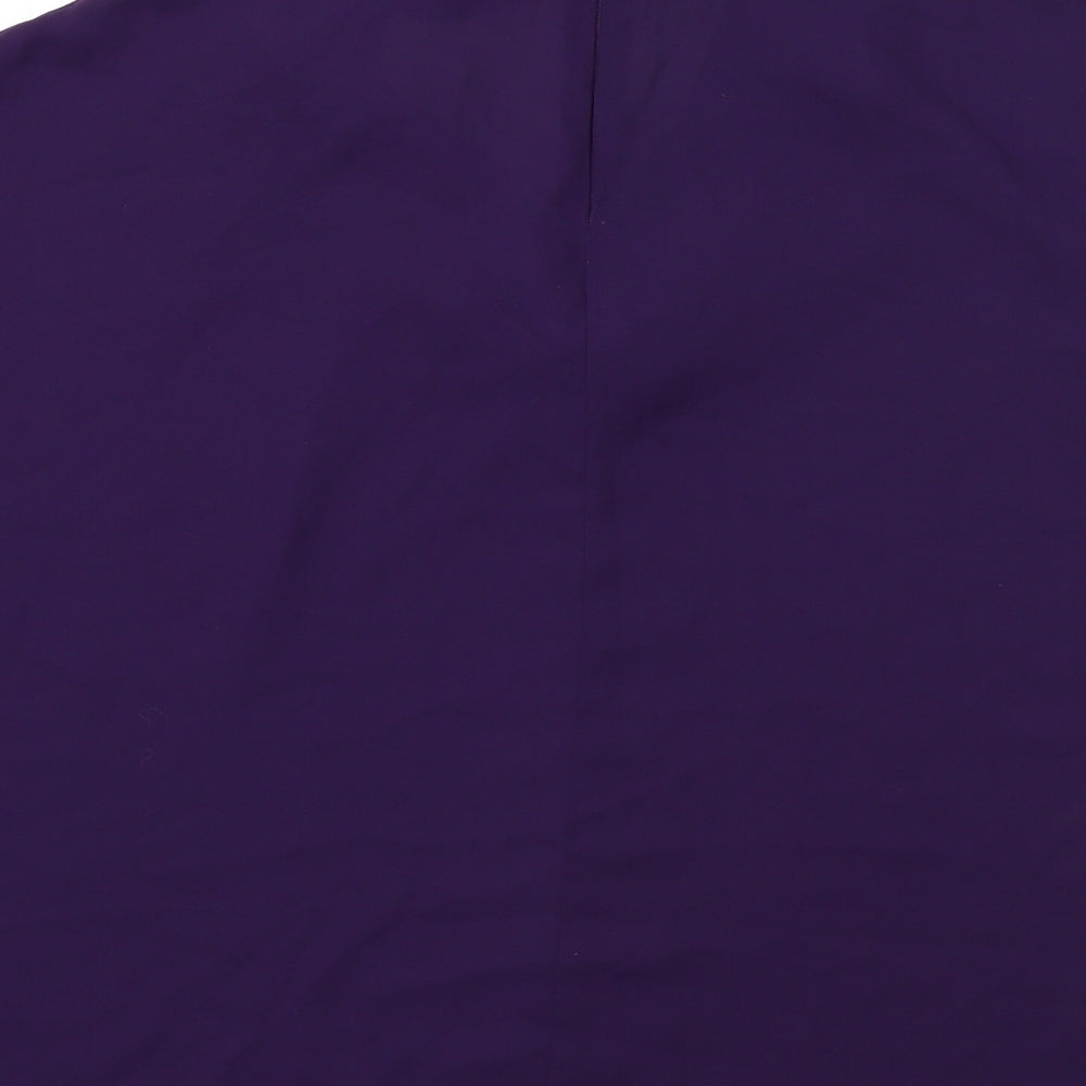 Select  Womens Purple   Basic Blouse Size 8