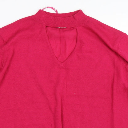 Peacocks Womens Pink   Pullover Jumper Size 12