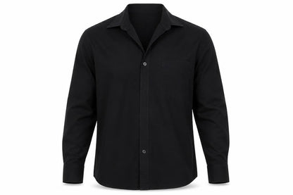Taylor & Wright Mens Black    Button-Up Size 15.5