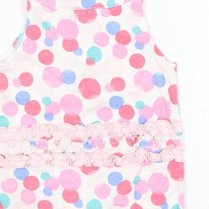 M&S Baby White Spotted  Babygrow One-Piece Size 0-3 Months