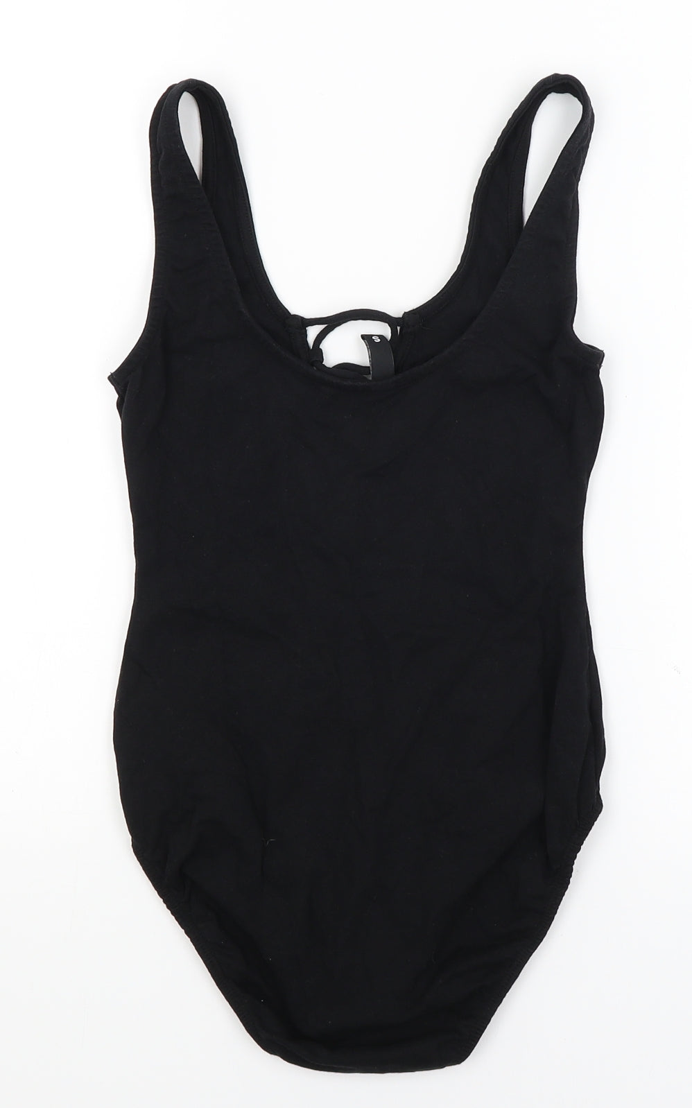 Divided Womens Black   Bodysuit One-Piece Size S
