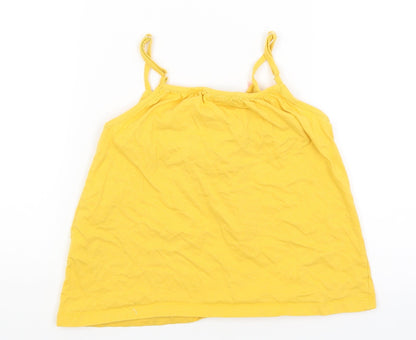 Matalan Girls Yellow   Camisole Tank Size 8 Years