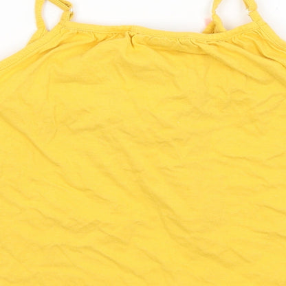 Matalan Girls Yellow   Camisole Tank Size 8 Years