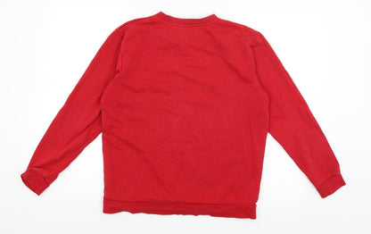 George Boys Red   Pullover Sweatshirt Size 13-14 Years
