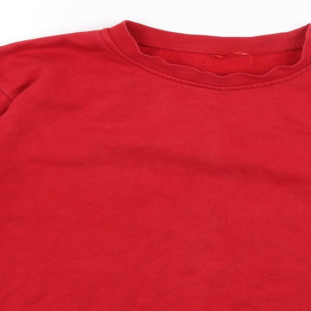 George Boys Red   Pullover Sweatshirt Size 13-14 Years