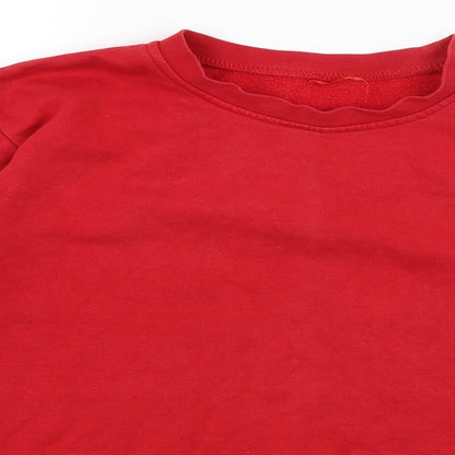 George Boys Red   Pullover Sweatshirt Size 13-14 Years