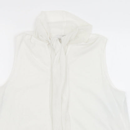 Womens UK Size 16 Very White Basic Tank
