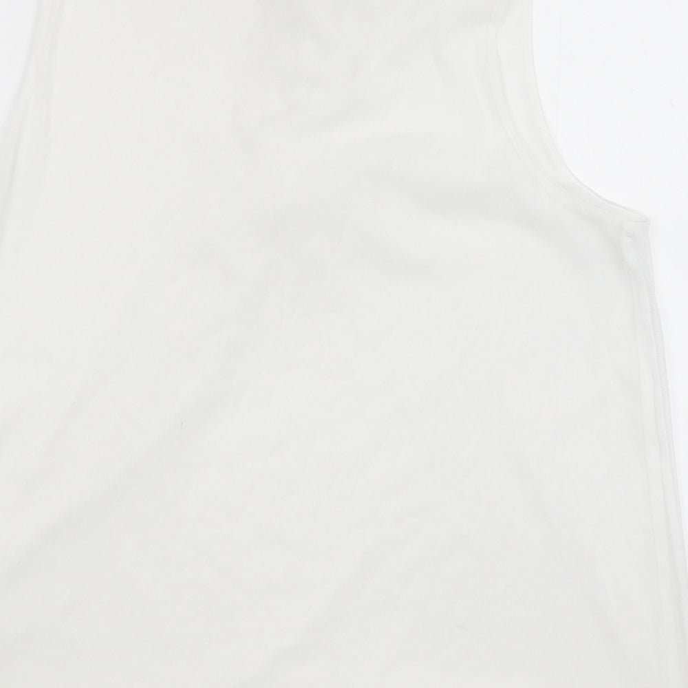 Womens UK Size 16 Very White Basic Tank
