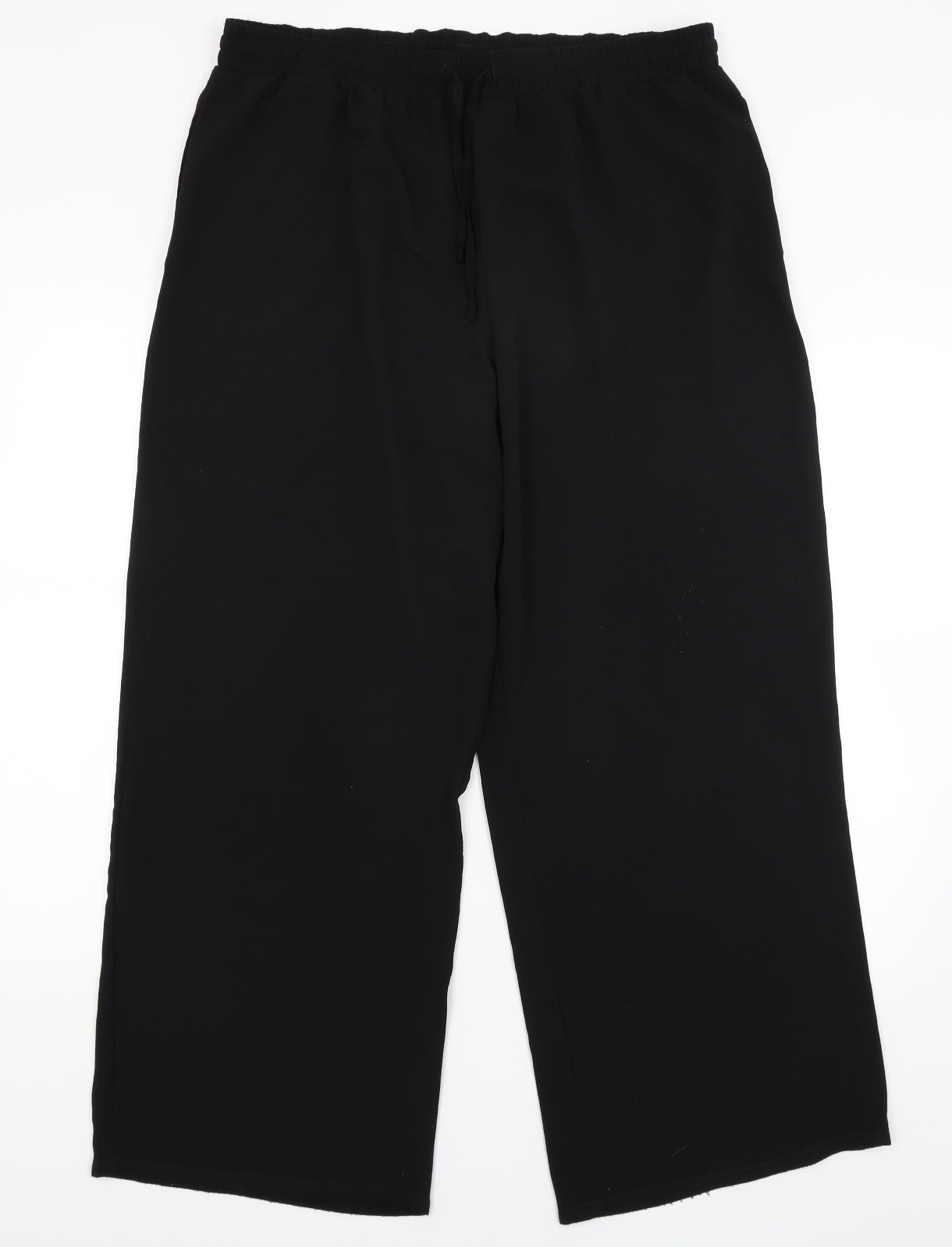 Womens UK Size 16 Papaya Regular Fit  Black Trousers