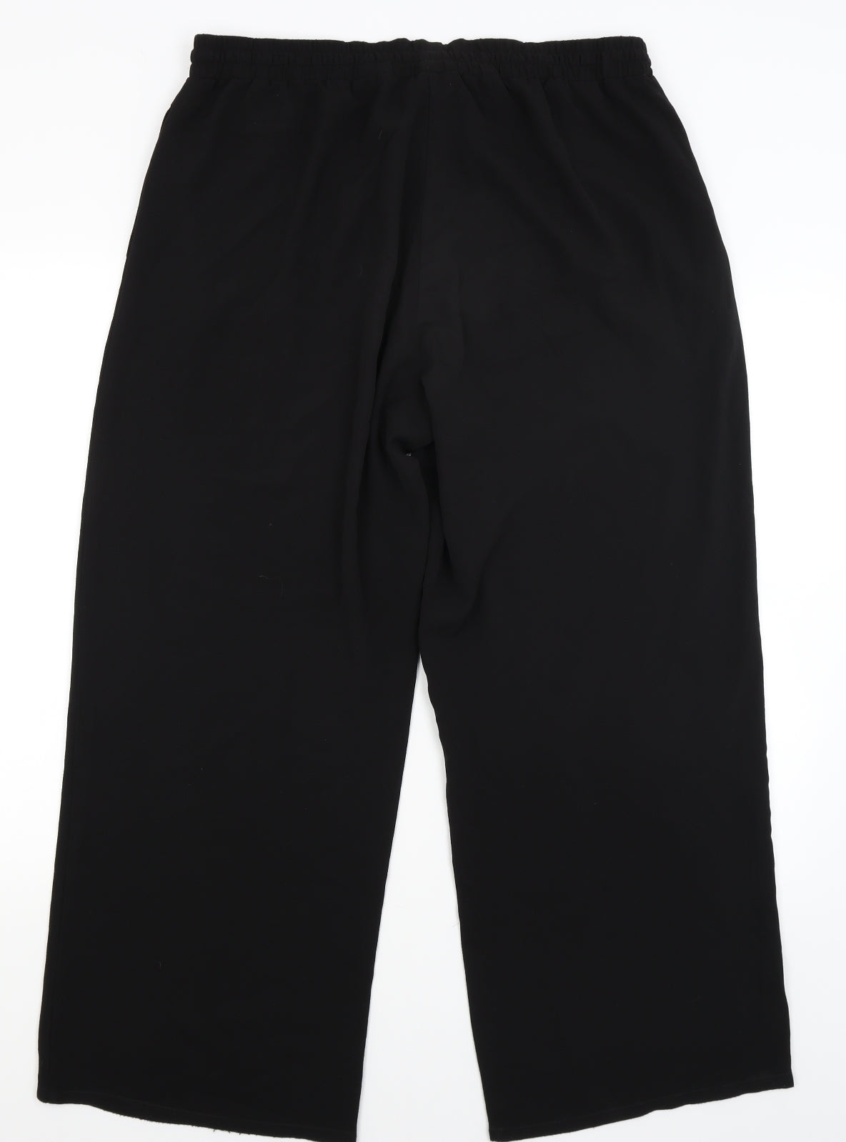 Womens UK Size 16 Papaya Regular Fit  Black Trousers