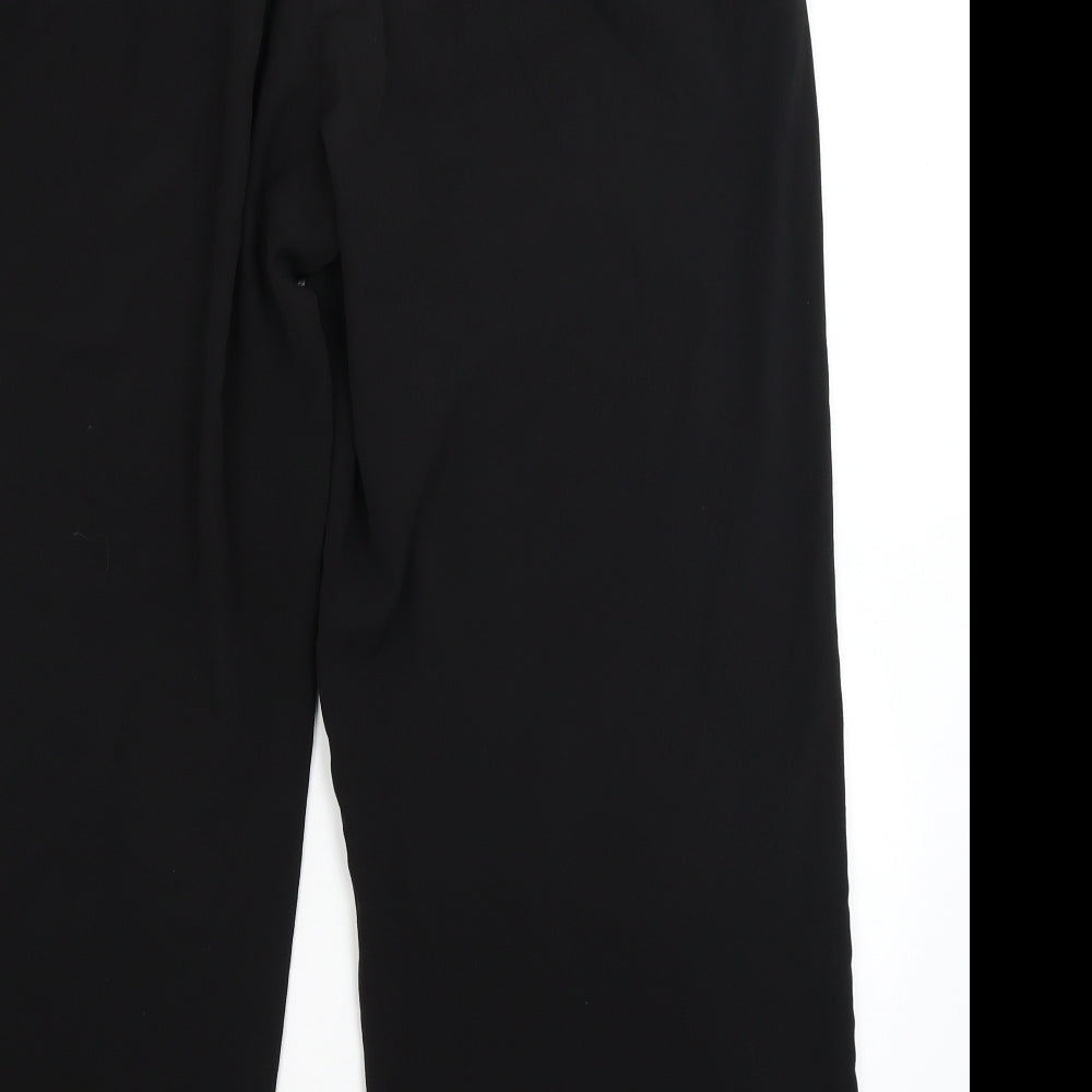 Womens UK Size 16 Papaya Regular Fit  Black Trousers