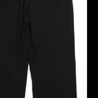Womens UK Size 16 Papaya Regular Fit  Black Trousers