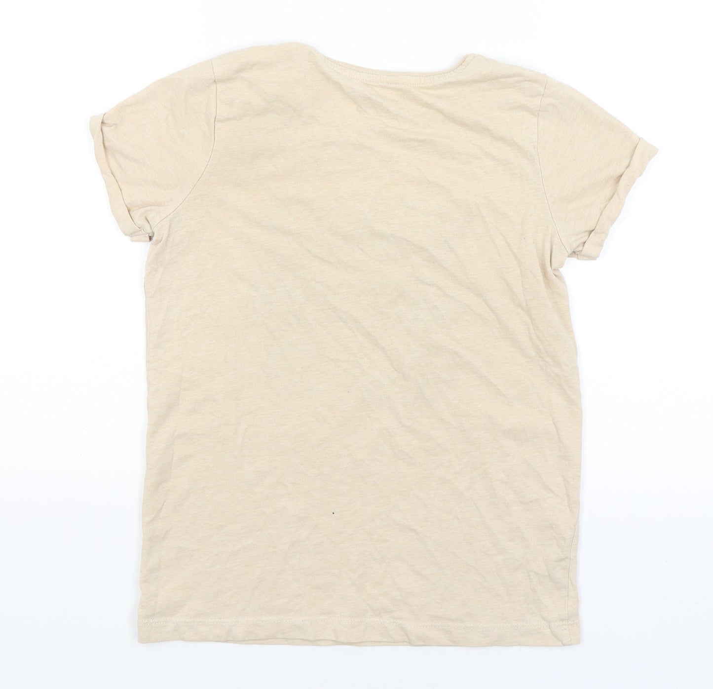 Primark Girls Beige   Basic T-Shirt Size 10-11 Years  - Sorry, Not Sorry