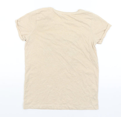 Primark Girls Beige   Basic T-Shirt Size 10-11 Years  - Sorry, Not Sorry