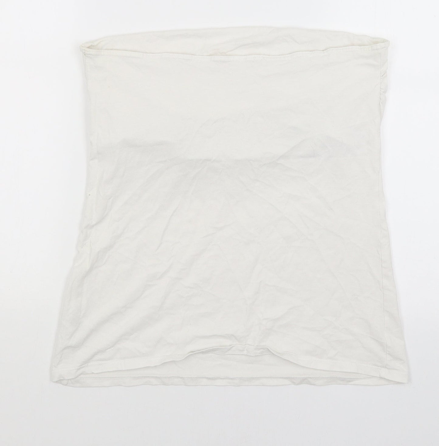 Papaya Womens White   Basic T-Shirt Size 16